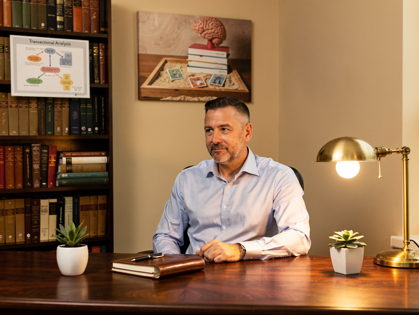 Alex Rivera in a calm, sunlit office setting