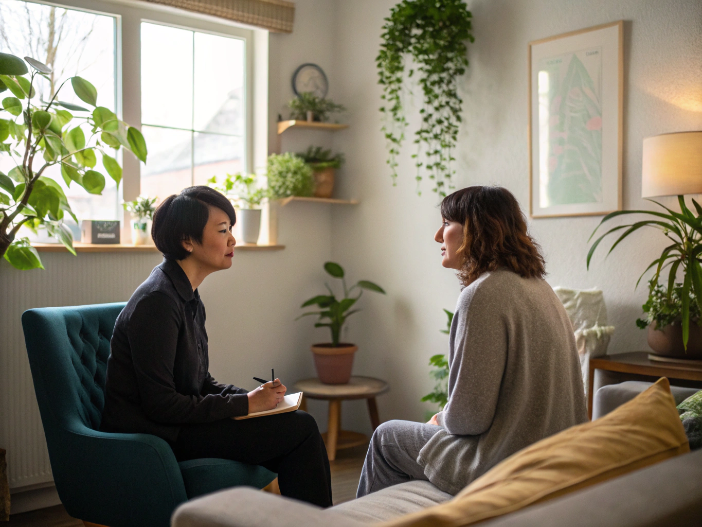 David Chen in a quiet, serene consultation room